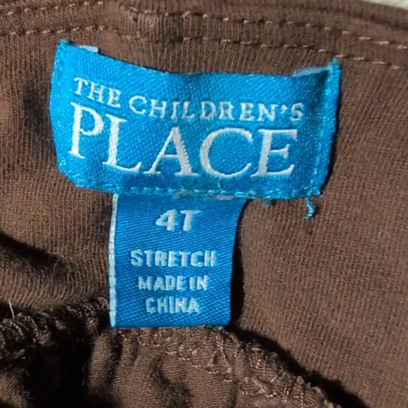 Y2K The Children's Place Brown‎ and Pink Floral Groovy Print Girls Dress 4T - Picture 2 of 8